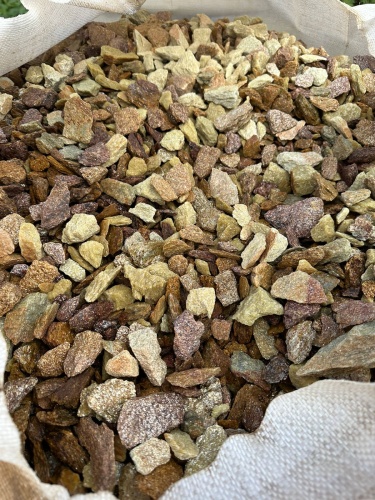 Златолит персиковый декоративная каменная крошка купить в Симферополе