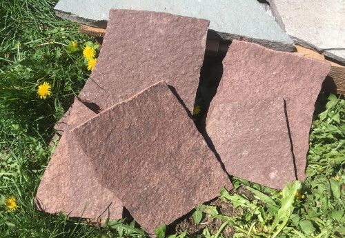 Плитняк лемезит бордовый для цоколя 1,5-2 см купить в Симферополе