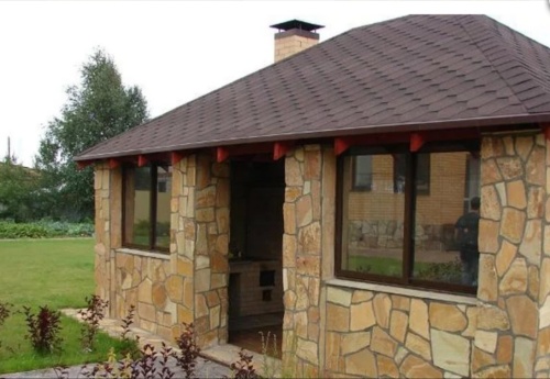 Плитняк златолит жёлтый золотистый для фасада 1,5-3см купить в Симферополе