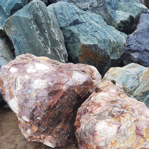 Ландшафтные глыбы красно-фиолетовые 200-1000 килограмм купить в Симферополе