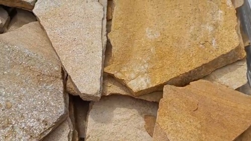 Плитняк златолит жёлтый для цоколя купить в Симферополе