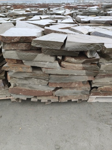 Плитняк песчаник серо-зелёный для мощения 60-65 мм купить в Симферополе